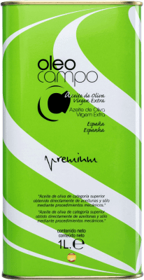 26,95 € Spedizione Gratuita | Olio d'Oliva Oleocampo Premium Andalusia Spagna Picual Lattina Speciale 1 L
