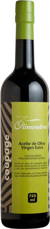 10,95 € Envío gratis | Aceite de Oliva Olimendros Región de Murcia España Botella 75 cl Vidrio