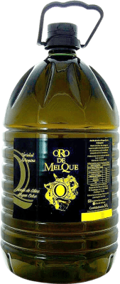 84,95 € Envío gratis | Aceite de Oliva Oro de Melque PET Castilla la Mancha España Arbequina Garrafa 5 L