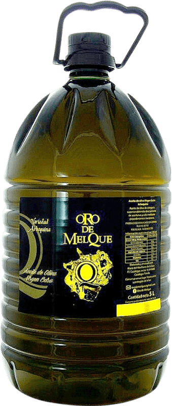 79,95 € Envoi gratuit | Huile d'Olive Oro de Melque HOVE Vierge Extra Castilla La Mancha Espagne Arbequina Jerrican 5 L PET