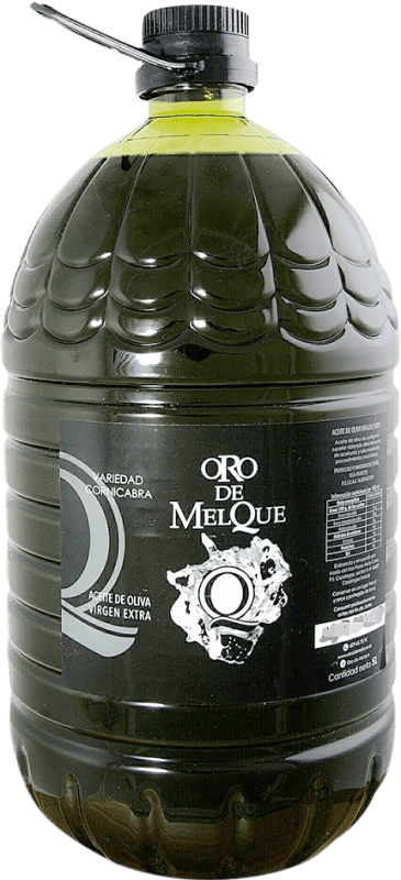 84,95 € Envio grátis | Azeite de Oliva Oro de Melque PET Castela-Mancha Espanha Cornicabra Garrafão 5 L