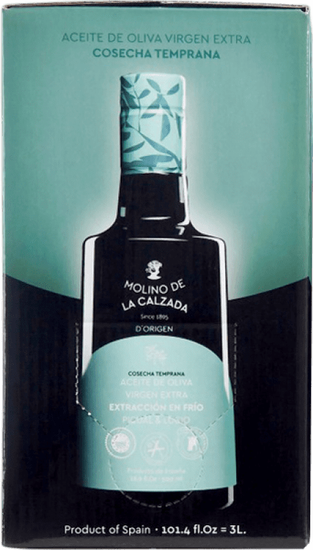 39,95 € Envío gratis | Aceite de Oliva Roldán 1895 Molino de la Calzada d'Origen D.O. Poniente de Granada Andalucía España Bag in Box 3 L