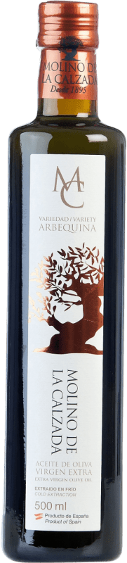 9,95 € Kostenloser Versand | Olivenöl Roldán 1895 Molino de la Calzada E-NOL Extra Nativ Andalusien Spanien Arbequina Medium-Flasche 50 cl
