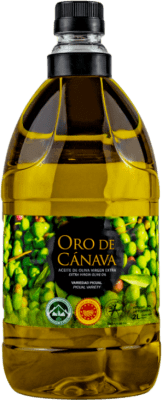 19,95 € Envío gratis | Aceite de Oliva Ntra. Sra. de los Remedios Oro de Cánava PET D.O. Sierra Mágina Andalucía España Picual Garrafa 2 L