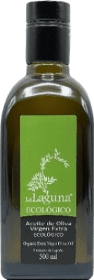 8,95 € Spedizione Gratuita | Olio d'Oliva Sucesores Hnos. López La Laguna Coupage — Blend, EVO Extra Vergine D.O. Baena Córdoba Spagna Eco — Biologico Bottiglia Medium 50 cl Vetro