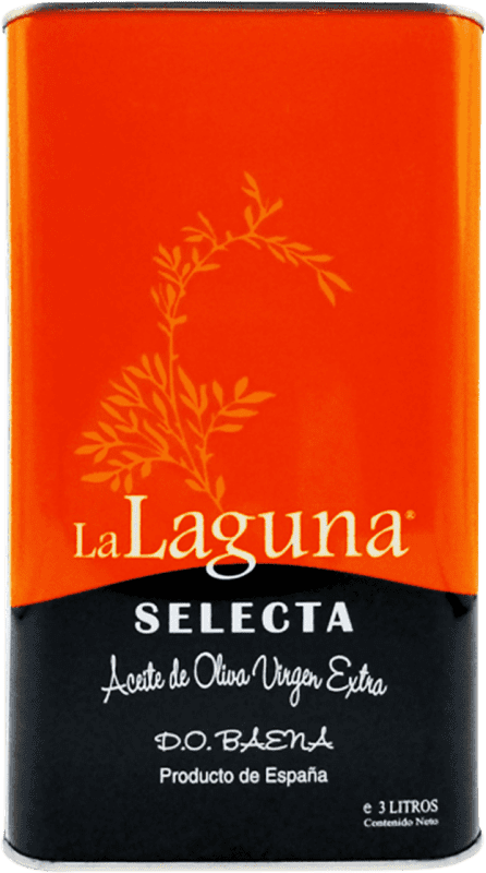 42,95 € 送料無料 | オリーブオイル Sucesores Hnos. López La Laguna Selecta Coupage — クパージュ, EVOO エキストラバージン D.O. Baena Córdoba スペイン スペシャル缶 3 L