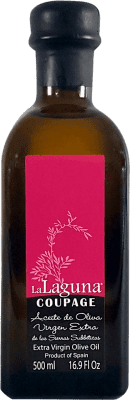 6,95 € Free Shipping | Olive Oil Sucesores Hnos. López La Laguna Coupage, EVOO Extra Virgin D.O. Baena Córdoba Spain Medium Bottle 50 cl Glass