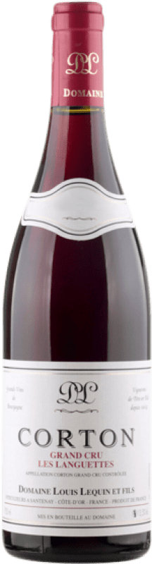 177,95 € Spedizione Gratuita | Vino Rosso Domaine Louis Lequin Les Languettes Grand Cru A.O.C. Corton Borgogna Francia Pinot Nero 75 cl