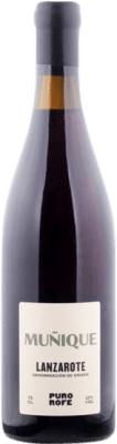 41,95 € Envío gratis | Vino tinto Puro Rofe Muñique D.O. Lanzarote Islas Canarias España Listán Negro Botella 75 cl