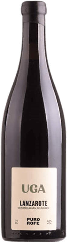 48,95 € Envoi gratuit | Vin Rouge Puro Rofe Uga D.O. Lanzarote Iles Canaries Espagne Listán Bouteille 75 cl