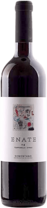 10,95 € Бесплатная доставка | Красное вино Enate Enate TS Tempranillo Syrah D.O. Somontano Арагон Испания Tempranillo — Темпранильо, Syrah — Сира Бутылка 75 cl