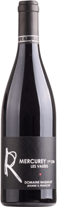62,95 € 送料無料 | 赤ワイン Francois Raquillet Les Vasées Premier Cru A.O.C. Mercurey ブルゴーニュ フランス Pinot Black ボトル 75 cl
