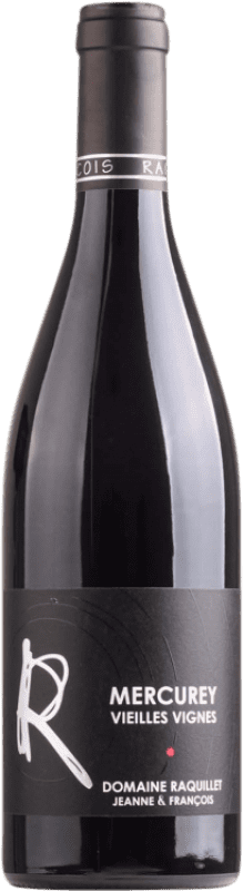 49,95 € 送料無料 | 赤ワイン Francois Raquillet Vieilles Vignes A.O.C. Mercurey ブルゴーニュ フランス Pinot Black ボトル 75 cl