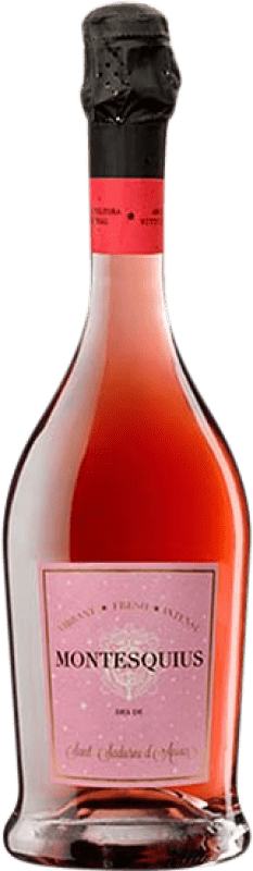 18,95 € 送料無料 | ロゼスパークリングワイン Cava Montesquius 1918 Rosé エキストラブラット 予約 D.O. Cava カタロニア スペイン Monastrell, Pinot Black, Trepat ボトル 75 cl