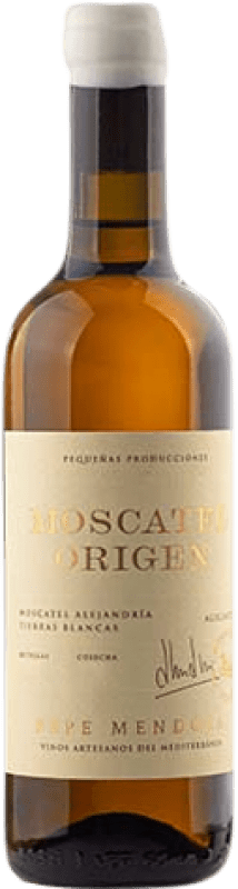 27,95 € 免费送货 | 甜葡萄酒 Pepe Mendoza Origen D.O. Alicante 巴伦西亚社区 西班牙 Moscatel — 麝香葡萄 半瓶装 37 cl
