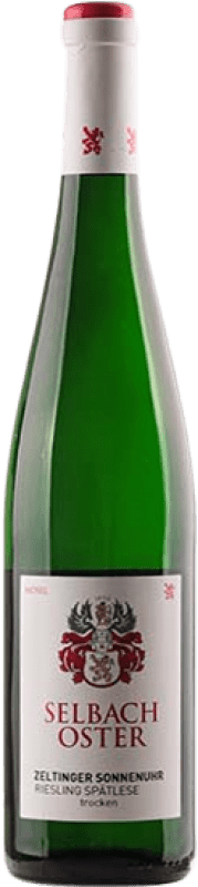 29,95 € Бесплатная доставка | Белое вино Selbach Oster Zeltinger Sonnenuhr Trocken — Сухое Spätlese — Поздний сбор Q.b.A. Mosel Mosel Германия Riesling — Рислинг Бутылка 75 cl