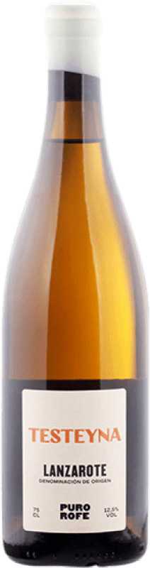 44,95 € Envío gratis | Vino blanco Puro Rofe Testeyna D.O. Lanzarote Islas Canarias España Listán Blanco Botella 75 cl