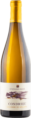 55,95 € Envio grátis | Vinho Branco Stéphane Ogier La Combe de Malleval A.O.C. Condrieu Rhône França Viognier 75 cl