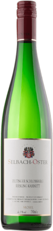 19,95 € Spedizione Gratuita | Vino Bianco Selbach Oster Zeltinger Schlossberg Kabinett — Vendemmia Matura Q.b.A. Mosel Mosel Germania Riesling Bottiglia 75 cl