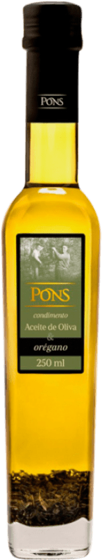 9,95 € Envío gratis | Aceite de Oliva Clos Pons Orégano España Botellín 25 cl