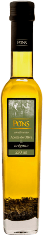 9,95 € Envío gratis | Aceite de Oliva Clos Pons España Botellín 25 cl Orégano