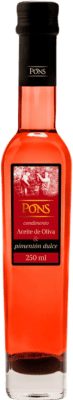 9,95 € Envio grátis | Azeite de Oliva Clos Pons Pimentón Dulce Espanha Garrafa Pequena 25 cl