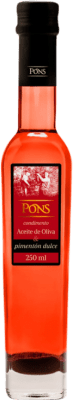 9,95 € Spedizione Gratuita | Olio d'Oliva Clos Pons Pimentón Dulce Spagna Bottiglietta 25 cl