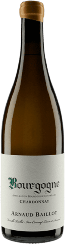 38,95 € Envio grátis | Vinho branco Domaine Arnaud Baillot A.O.C. Bourgogne Borgonha França Chardonnay Garrafa 75 cl