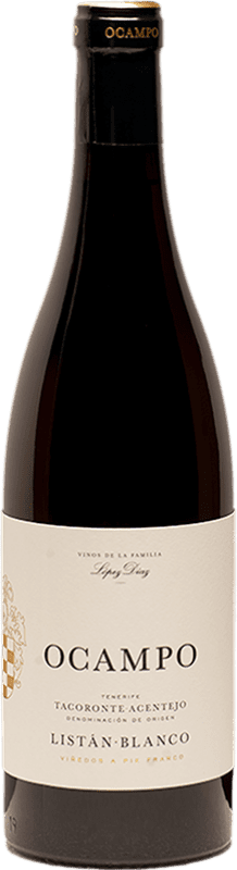 36,95 € Envio grátis | Vinho branco Presas Ocampo D.O. Tacoronte-Acentejo Ilhas Canárias Espanha Listán Branco Garrafa 75 cl