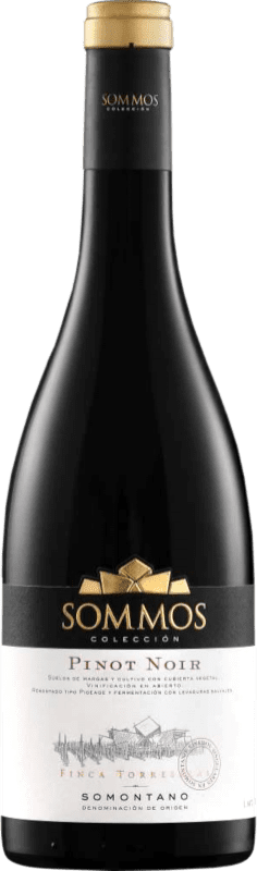 23,95 € Envoi gratuit | Vin rouge Sommos Colección D.O. Somontano Espagne Pinot Noir Bouteille 75 cl