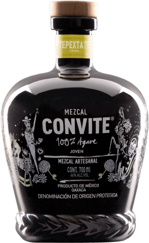 134,95 € 免费送货 | 梅斯卡尔酒 Convite Tepextate 墨西哥 瓶子 70 cl