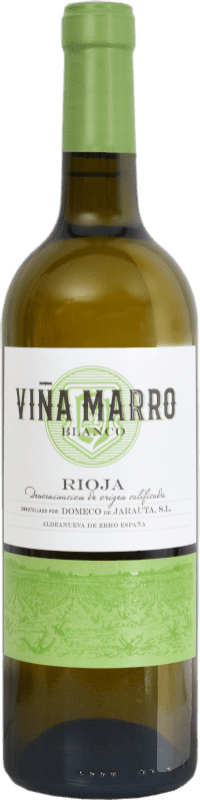 5,95 € 送料無料 | 白ワイン Domeco de Jarauta Viña Marro Blanco D.O.Ca. Rioja ラ・リオハ スペイン Viura, Grenache White ボトル 75 cl