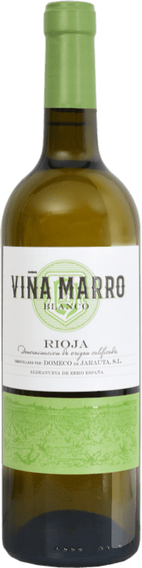 5,95 € Envio grátis | Vinho branco Domeco de Jarauta Viña Marro Blanco D.O.Ca. Rioja La Rioja Espanha Viura, Grenache Branca Garrafa 75 cl