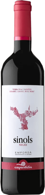 6,95 € Envío gratis | Vino tinto Empordàlia Sinols D.O. Empordà Cataluña España Garnacha, Cariñena Botella 75 cl