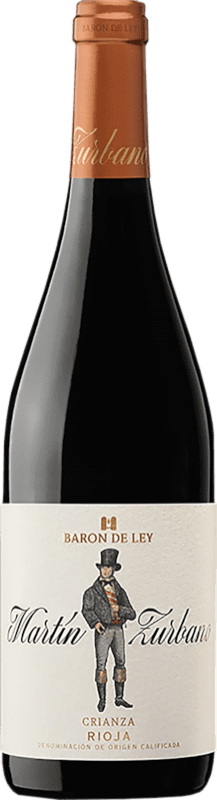 15,95 € Бесплатная доставка | Красное вино Barón de Ley Martín Zurbano D.O.Ca. Rioja Ла-Риоха Испания Tempranillo — Темпранильо, Garnacha — Гренаш Бутылка 75 cl