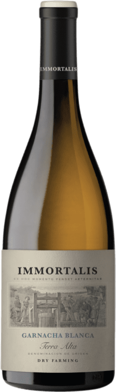 8,95 € Kostenloser Versand | Weißwein Immortalis D.O. Terra Alta Katalonien Spanien Grenache Weiß Flasche 75 cl