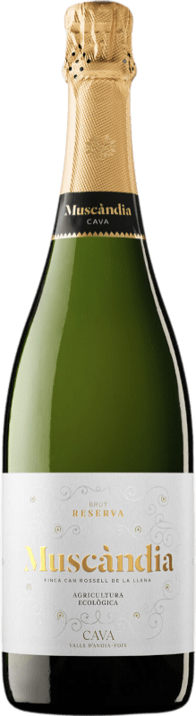 14,95 € Envoi gratuit | Blanc mousseux Muscàndia Extra- Brut Réserve D.O. Cava Espagne Macabeo, Xarel·lo, Parellada Bouteille 75 cl