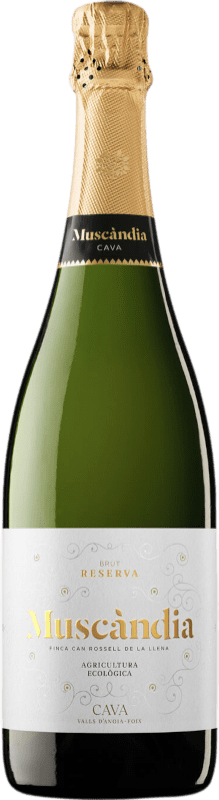 14,95 € Spedizione Gratuita | Spumante bianco Muscàndia Brut Extra Riserva D.O. Cava Spagna Macabeo, Xarel·lo, Parellada Bottiglia 75 cl