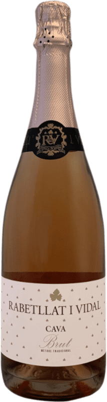 9,95 € 送料無料 | ロゼスパークリングワイン Ca N'Estella Rabetllat i Vidal Rosat Brut D.O. Cava スペイン Grenache, Trepat ボトル 75 cl