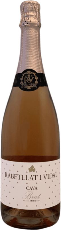 13,95 € Free Shipping | Rosé Sparkling Wine Ca N'Estella Rabetllat i Vidal Brut D.O. Cava Spain Garnacha — Grenache, Trepat Bottle 75 cl