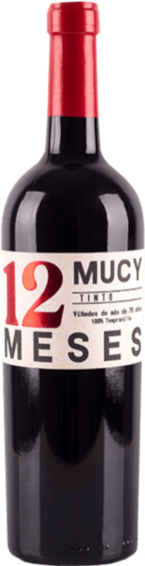 11,95 € Envío gratis | Vino tinto Mucy 12 Meses Crianza D.O. Cigales España Tempranillo Botella 75 cl