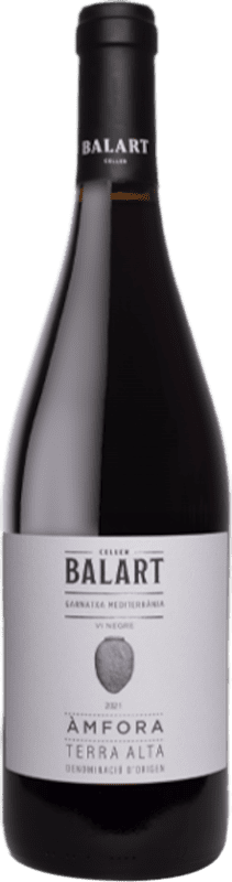 12,95 € 免费送货 | 红酒 Celler Balart Àmfora D.O. Terra Alta 加泰罗尼亚 西班牙 Grenache 瓶子 75 cl