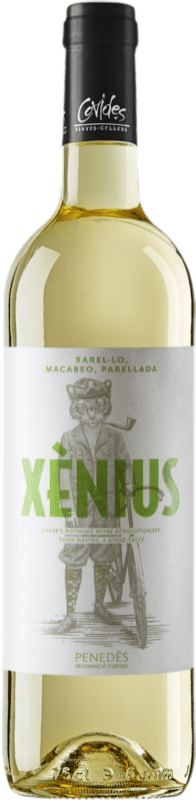 4,95 € Бесплатная доставка | Белое вино Covides Xènius Blanc D.O. Penedès Каталония Испания Macabeo, Xarel·lo, Parellada бутылка 75 cl