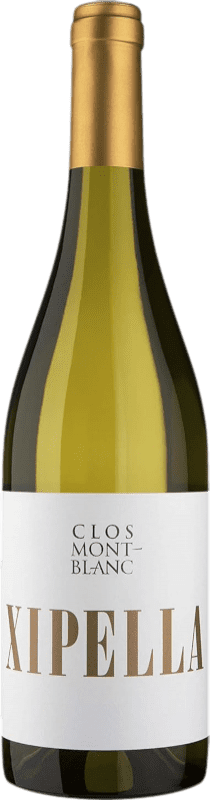 10,95 € Envío gratis | Vino blanco Clos Montblanc Xipella Blanc D.O. Conca de Barberà España Macabeo, Sauvignon Blanca, Parellada Botella 75 cl