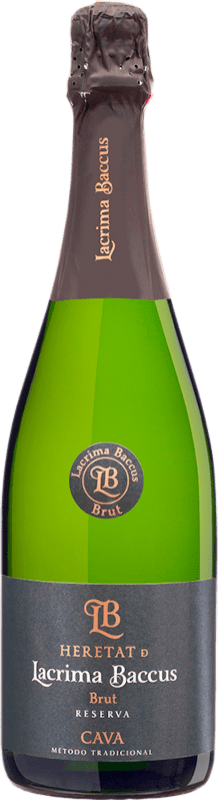 6,95 € Envoi gratuit | Blanc mousseux Lavernoya Lacrima Baccus Heretat Brut D.O. Cava Espagne Macabeo, Xarel·lo, Parellada Bouteille 75 cl