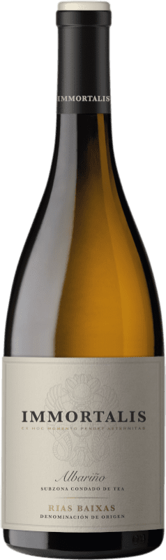 14,95 € Spedizione Gratuita | Vino bianco Immortalis D.O. Rías Baixas Galizia Spagna Albariño Bottiglia 75 cl
