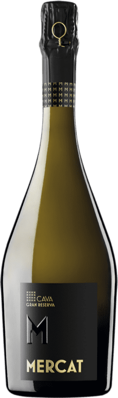 12,95 € Envoi gratuit | Blanc mousseux Molí Parellada Mercat Brut Nature Grande Réserve D.O. Cava Espagne Macabeo, Xarel·lo Bouteille 75 cl