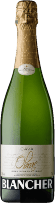 13,95 € Бесплатная доставка | Белое игристое Vins i Caves Blancher Blancher Obrac брют D.O. Cava Испания Macabeo, Xarel·lo, Parellada, Pansa Blanca бутылка 75 cl