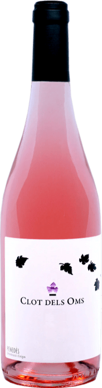 8,95 € Free Shipping | Rosé wine Ca N'Estella Clot dels Oms Rosat D.O. Penedès Catalonia Spain Merlot Bottle 75 cl