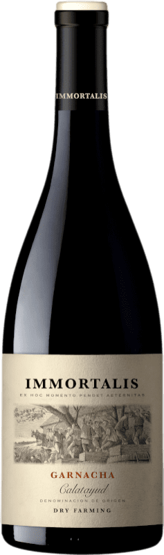 8,95 € Spedizione Gratuita | Vino rosso Immortalis D.O. Calatayud Spagna Grenache Bottiglia 75 cl